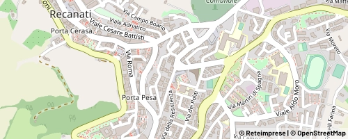 Mappa Recanati