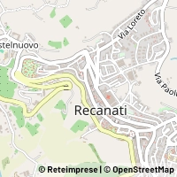 Mapa Recanati