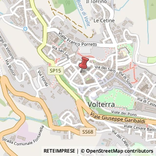 Mappa Via Franceschini, 10, 56048 Volterra, Pisa (Toscana)