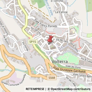 Mappa Via Roma, 24, 56048 Volterra, Pisa (Toscana)