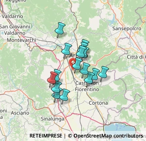 Mappa Località Sant'Andrea a Pigli, 52100 Arezzo AR, Italia (9.76813)