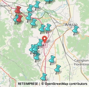 Mappa 52041 Civitella in Val di Chiana AR, Italia (9.418)