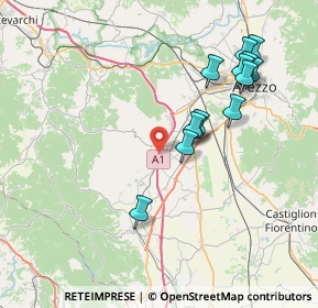 Mappa 52041 Civitella in Val di Chiana AR, Italia (7.80615)