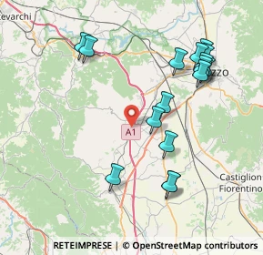 Mappa 52041 Civitella in Val di Chiana AR, Italia (8.63563)