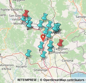 Mappa 52041 Civitella in Val di Chiana AR, Italia (12.0755)