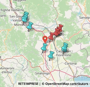 Mappa 52041 Civitella in Val di Chiana AR, Italia (13.03846)