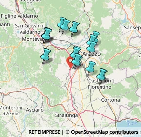 Mappa 52041 Civitella in Val di Chiana AR, Italia (11.865)