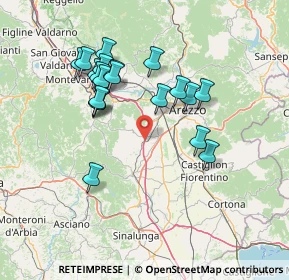 Mappa 52041 Civitella in Val di Chiana AR, Italia (14.0595)