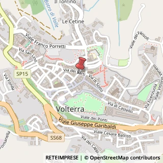 Mappa Via delle Prigioni, 42, 56048 Volterra, Pisa (Toscana)