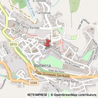 Mappa Vicolo delle Prigioni, 6, 56048 Volterra, Pisa (Toscana)