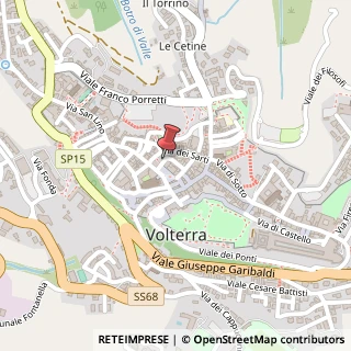 Mappa Via dell'Ortaccio, 4, 56048 Volterra, Pisa (Toscana)