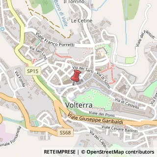 Mappa Via Porta all'Arco, 6, 56048 Volterra, Pisa (Toscana)