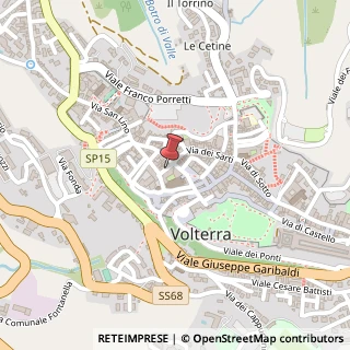 Mappa Via Roma, 9, 56048 Volterra, Pisa (Toscana)