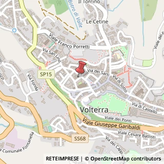 Mappa Via Roma, 22, 56048 Volterra, Pisa (Toscana)