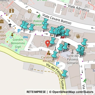 Mappa Via Antonio Calcagni, 62019 Recanati MC, Italia (0.06)