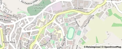 Mappa Recanati
