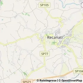 Mappa Recanati