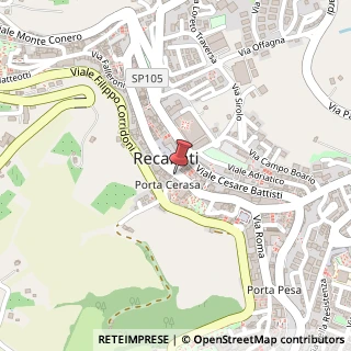 Mappa Via C. B. Cavour, 6, 62019 Recanati, Macerata (Marche)