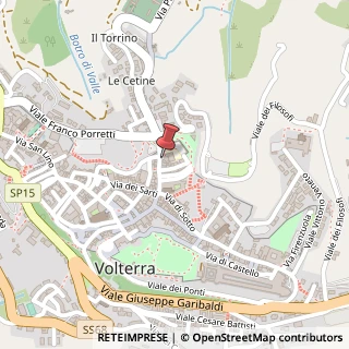 Mappa Via Guarnacci, 24, 56048 Volterra, Pisa (Toscana)