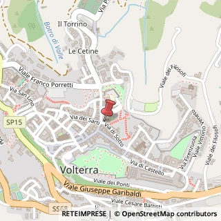 Mappa Via Guarnacci, 6, 56048 Volterra, Pisa (Toscana)