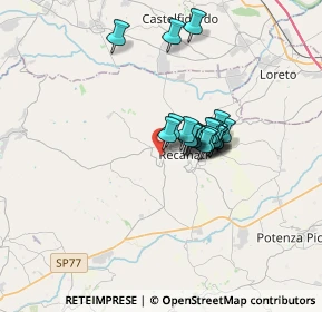 Mappa Via Monte Catria, 62019 Recanati MC, Italia (2.312)