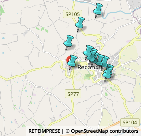 Mappa Via Monte Catria, 62019 Recanati MC, Italia (1.52417)