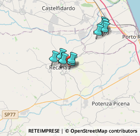 Mappa Via Romeo Vuoli, 62019 Recanati MC, Italia (2.86909)