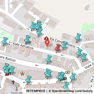 Mappa Via Campo Boario, 62019 Recanati MC, Italia (0.08889)