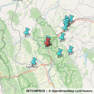 Mappa Parcheggio Grotte di Frasassi via, 60040 Genga AN, Italia (7.01923)