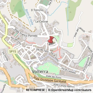 Mappa Via Guarnacci, 29, 56048 Volterra, Pisa (Toscana)