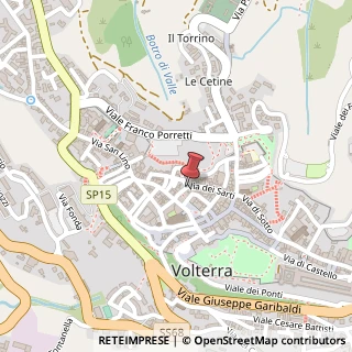Mappa Via Buomparenti, 10, 56048 Volterra, Pisa (Toscana)