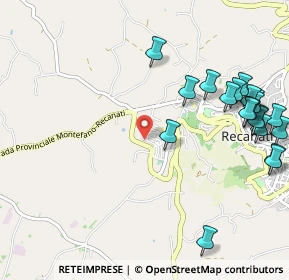 Mappa Via Mascambruni, 62019 Recanati MC, Italia (1.374)