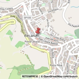 Mappa Via Roma, 62019 Recanati MC, Italia, 62019 Recanati, Macerata (Marche)