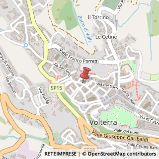 Mappa Via Ricciarelli, 28, 56048 Volterra, Pisa (Toscana)