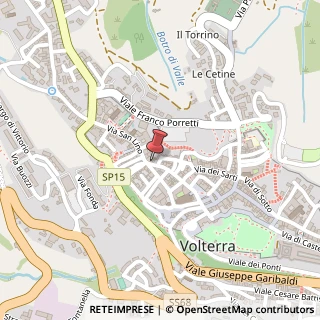 Mappa Via Ricciarelli, 16, 56048 Volterra PI, Italia, 56048 Volterra, Pisa (Toscana)