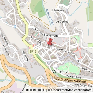 Mappa Via ricciarelli 56, 56048 Volterra, Pisa (Toscana)