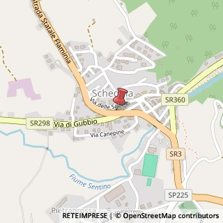 Mappa Via Flaminia Km 212, , 06027 Scheggia e Pascelupo, Perugia (Umbria)