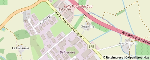 Mappa Colle di Val d'Elsa
