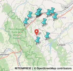 Mappa Contrada Sant'Urbano, 62021 Apiro MC, Italia (7.45727)