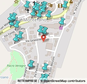 Mappa Via Ginestreto, 62010 Montefano MC, Italia (0.16154)