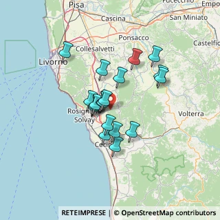 Mappa Castellina Marittima, 56040 Castellina Marittima PI, Italia (10.57895)
