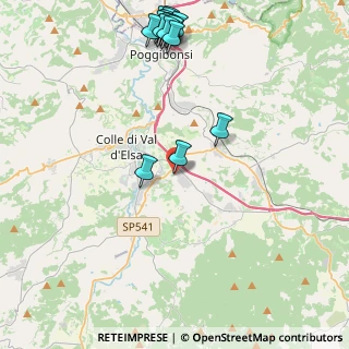 Mappa Zona Industriale Belvedere 99 Ingresso, 53034 Colle di Val d'Elsa SI, Italia (5.59188)