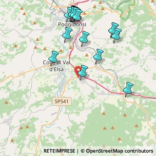 Mappa Zona Industriale Belvedere 99 Ingresso, 53034 Colle di Val d'Elsa SI, Italia (5.3815)