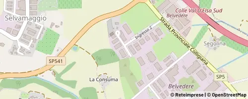Mappa Colle di Val d'Elsa