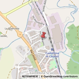 Mappa Via chiantigiana 1, 53032 Monteriggioni, Siena (Toscana)