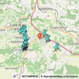 Mappa Loc. Belvedere - Ing, 53034 Colle di Val D'Elsa SI, Italia (1.8695)