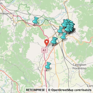 Mappa Via del Sembolino, 52041 Civitella in Val di Chiana AR, Italia (8.687)