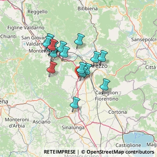 Mappa Via del Sembolino, 52041 Civitella in Val di Chiana AR, Italia (12.65368)