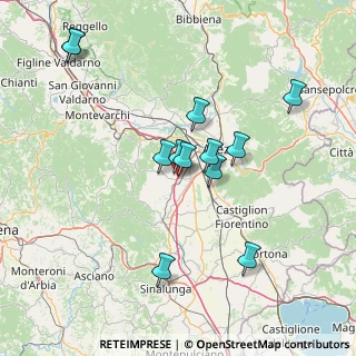 Mappa Via del Sembolino, 52041 Civitella in Val di Chiana AR, Italia (14.36333)