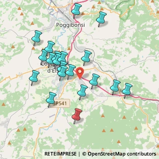 Mappa Loc. Belvedere Ingresso, 53034 Colle di Val D'Elsa SI, Italia (3.84)